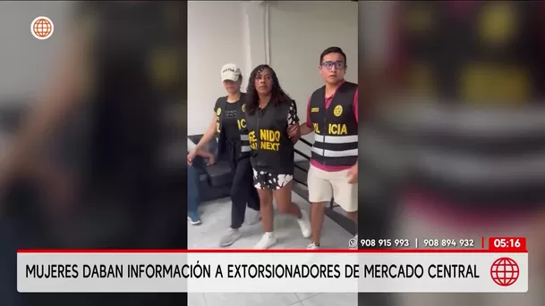 Caen extranjeras que daban datos a extorsionadores en Mercado Central. Foto: América Noticias