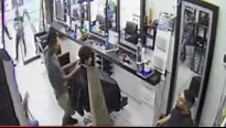 Según denunciaron, no es la primera vez que esta barbería sufre un robo. Foto: captura de TV