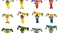  Los stickers de Facebook para la Copa América son gratis 