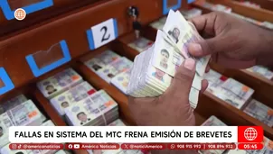 Falla en sistema del MTC frena emisión de brevetes a nivel nacional. Foto y video: América Noticias
