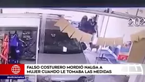 Falso costurero mordió nalga a mujer cuando le tomaba las medidas 