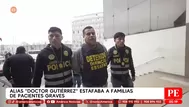 Falso doctor estafaba a familias de pacientes en situación grave