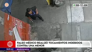 Hombre se hizo pasar por médico para ingresar a edificio | Video: América Televisión