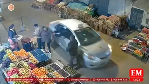 Falso taxista arrastra a comerciante y le roba 8 mil soles. Foto y video: Canal N