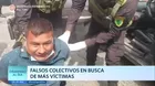 Falsos colectivos en busca de más víctimas