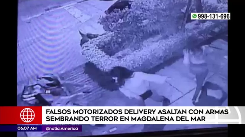 Magdalena: falsos repartidores de delivery asaltaron a dos mujeres