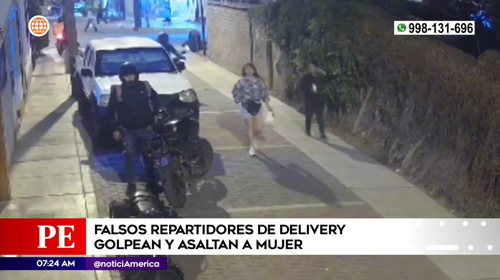 Mujer caminaba por pasaje Jhon Adams | América Noticias