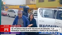 Falsos técnicos de Sedapal robaron ahorros a ancianos en Magdalena. Foto y video: América Noticias