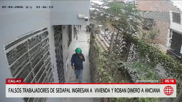 Falsos trabajadores de Sedapal roban dinero a adulta mayor en Callao. Foto: América Noticias Falsos trabajadores de Sedapal roban dinero a adulta mayor en Callao. Foto: América Noticias