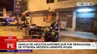 Familia de adultos mayores que fue desalojada de vivienda necesita urgente ayuda