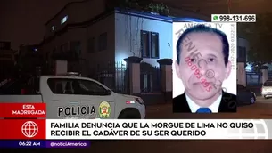 Morgue de Lima. América Noticias