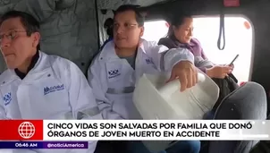 Se realizaron cinco transplantes. Foto: América TV