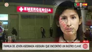Familia de joven asesinada en Ate halla pista clave