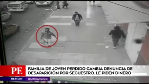 Joven habría sido secuestrado en La Victoria. América Noticias