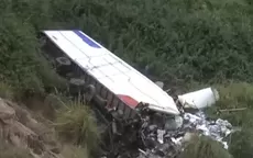 Familia muere tras caída de camión a abismo - Noticias de accidentes-aereos