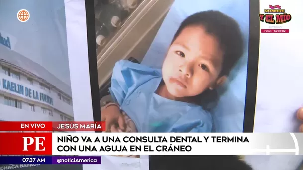 Familia pide urgente operación para niño que terminó con una aguja en el cráneo. Foto: América Noticias