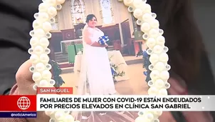 Mujer está internada en la Clínica San Gabriel.