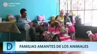 Familias amantes de los animales 