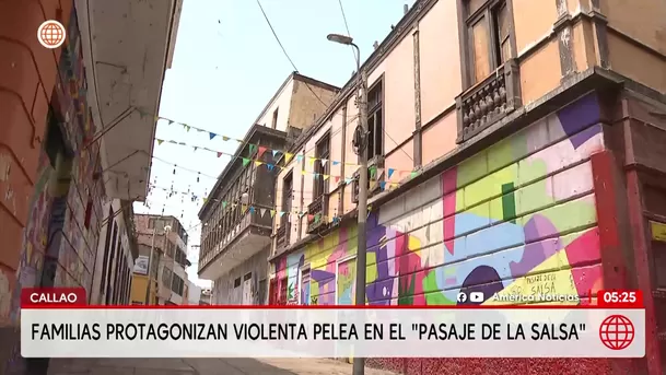 Familias se enfrentan con cuchillos y armas de fuego en el Pasaje de la Salsa. Foto: América Noticias