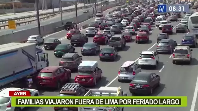 Semana Santa: Familias viajaron fuera de Lima por feriado largo 