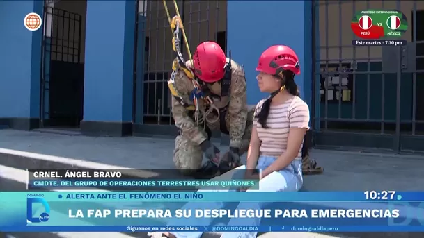 Fuerza Aérea del Perú alista unidades y tecnología para responder ante emergencias. Foto: Domingo al día Fuerza Aérea del Perú alista unidades y tecnología para responder ante emergencias. Foto: Domingo al día