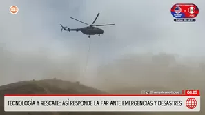 La Fuerza Aérea del Perú cuenta con aeronaves, drones y equipos / Video: América Noticias