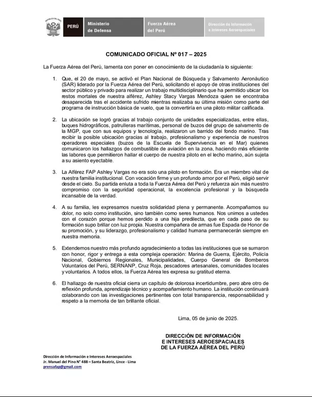 Fuente: FAP Fuente: FAP