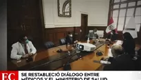 Médicos se reunirán para analizar si acatan o no el paro convocado para el 15 y el 16 de julio. Video: América