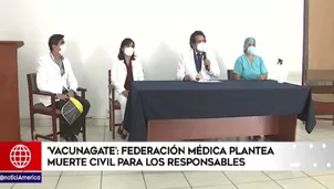 Federación Médica del Perú. Video: América