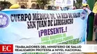 Federación Médica Peruana inició paro de 48 horas a nivel nacional