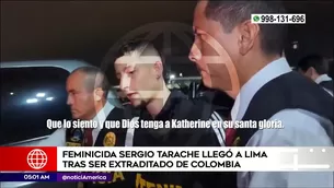 Sergio Tarache, asesino de Katherine Gómez. Foto y video: América Noticias