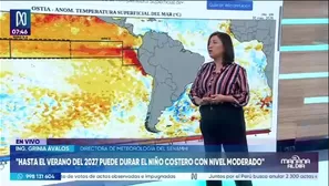 Especialista señala que existe una creciente probabilidad de que el calentamiento del Pacífico alcance una intensidad fuerte, con impactos en la costa, sierra y Amazonía del Perú hasta el verano de 2027./ Video: Canal N