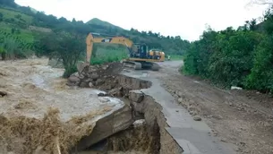 Estos inmuebles se verían afectados producto de las inundaciones y flujos por activación de quebradas.