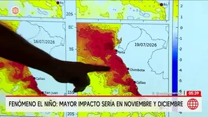 Fenómeno El Niño: Mayor impacto ocurrirá en noviembre y diciembre. Foto y video: América Noticias