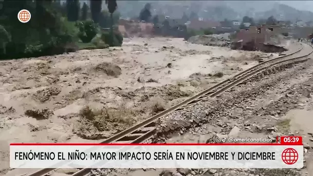 Fenómeno El Niño: Mayor impacto ocurrirá en noviembre y diciembre. Foto: América Noticia