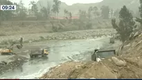 Trabajos por el Fenómeno del Niño. Foto y video: Canal N