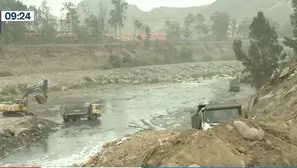 Trabajos por el Fenómeno del Niño. Foto y video: Canal N