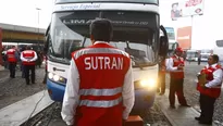 Sutrán realizará fiscalización durante feriado largo. Foto: referencial Andina