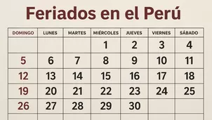 Feriados 2025. Foto: Sora