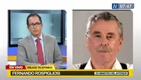 Fernando Rospigliosi sobre voto de confianza: "En mi opinión, no deberían darle"