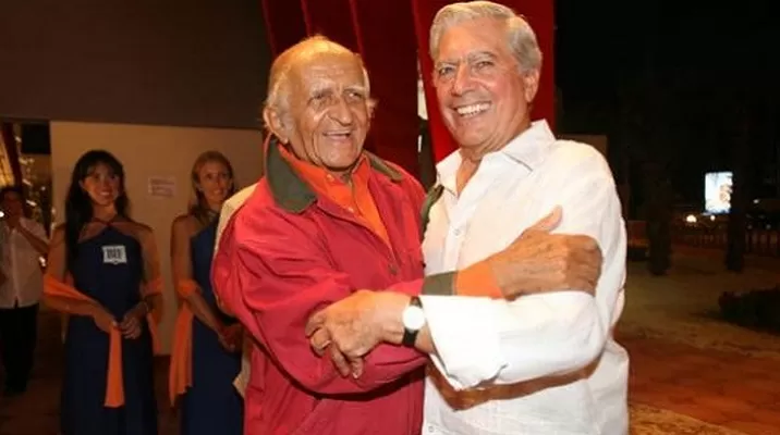 Fernando de Szyzslo y Mario Vargas Llosa. Foto: Perú 21 Fernando de Szyzslo y Mario Vargas Llosa. Foto: Perú 21