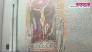 Fieles de Señor de los Milagros llegan a las Nazarenas