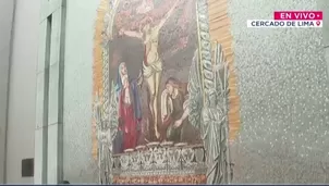 Cientos de fieles visitan la imagen del Señor de los Milagros en la iglesia de Las Nazarenas en Lima. / Video: Canal N
