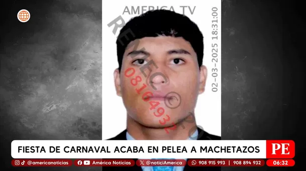 Fiesta de carnaval acaba en pelea a machetazos en Lurín. Foto: América Noticias Fiesta de carnaval acaba en pelea a machetazos en Lurín. Foto: América Noticias