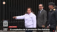 Fiesta secreta en Palacio por cumpleaños de Dina Boluarte