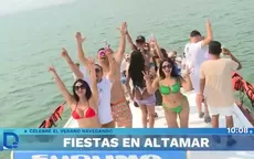 Fiestas en altamar se popularizan en la capital - Noticias de Diego Bertie