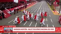 Fiestas Patrias: Ballet Folcl&oacute;rico Nacional y Mincul deslumbraron con marinera norte&ntilde;a. Foto: captura