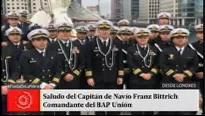 BAP Unión envía un saludo a América Televisión. Foto: captura de TV