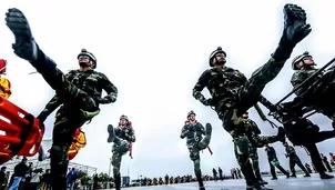 Gran Parada y Desfile Cívico Militar en la avenida Brasil. Foto: Andina