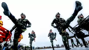 Gran Parada y Desfile Cívico Militar en la avenida Brasil. Foto: Andina